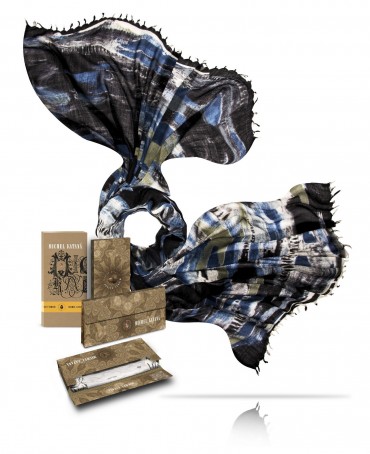 Палантин Женский W40-ABSTRAITE/NOIR